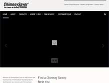 Tablet Screenshot of chimneysaver.com